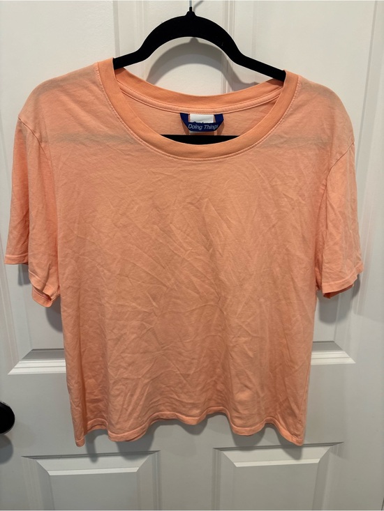 Outdoor Voices Tops - Outdoor Voices Peach Short-Sleeve Crew